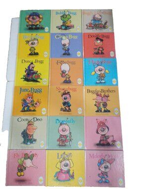 Vintage 1988 Lot of 18 Topsy-Turvy Children's Story Books (36 Stories) Cosgrove